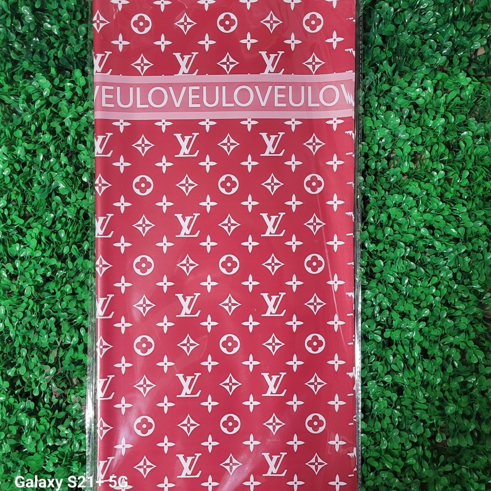 LV Red&white Wrapping Paper - Picture 2 of 2